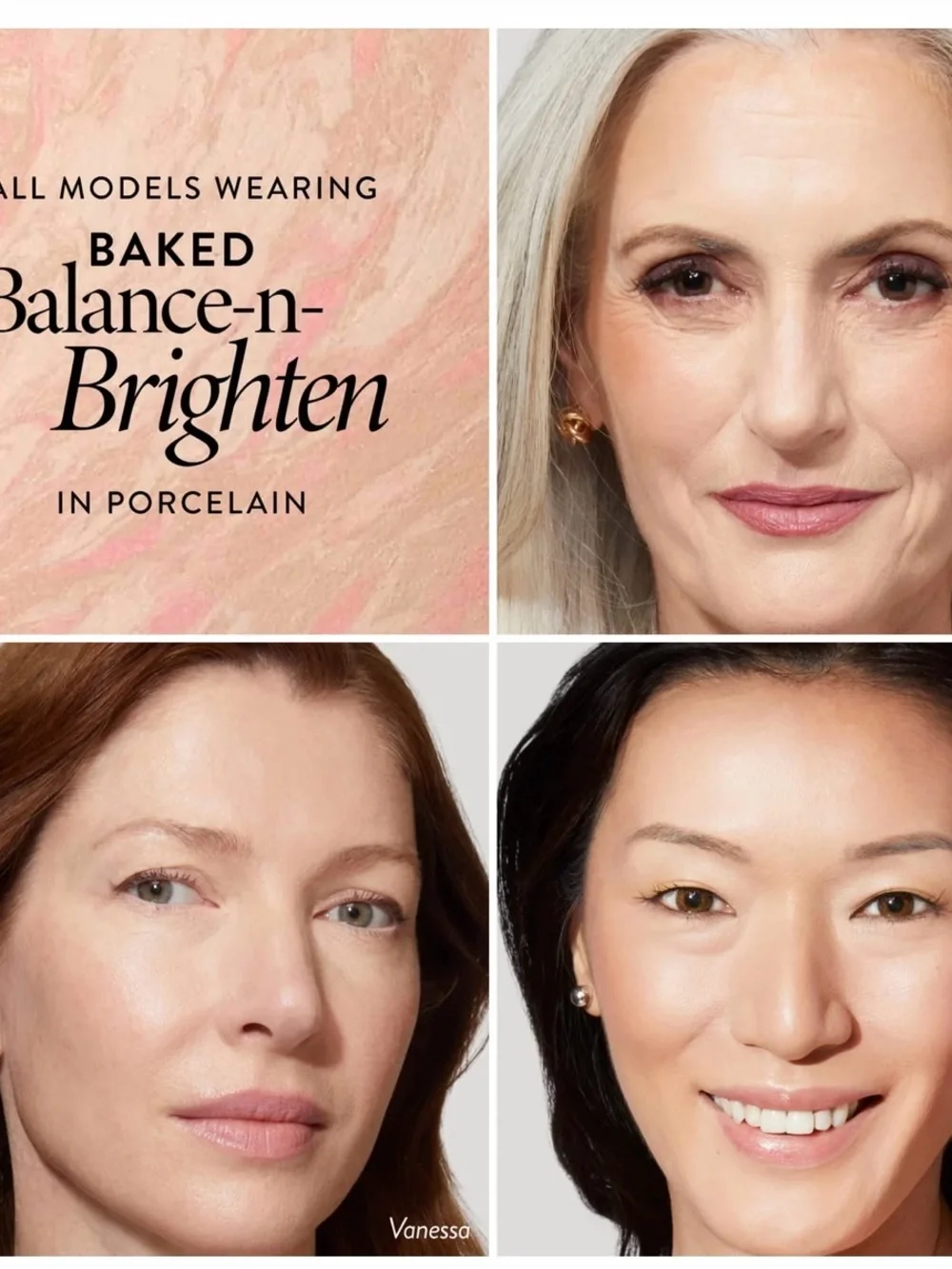 Laura Geller Baked Balance-n-Brighten Color Correcting Foundation-Porcelain NWT